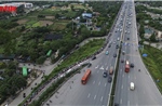 Ùn tắc kéo dài 5 km tại cầu Thanh Trì chiều cuối kỳ nghỉ lễ