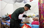Cảnh sát cơ động tri ân thương binh, bệnh binh tại Bắc Ninh