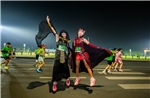 Những trang phục độc đáo trên đường chạy VPBank Hanoi International Marathon 2025