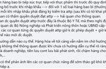 Doanh nghiệp như ‘ngồi trên đống lửa’ vì nhiều lô hàng không lưu thông được
