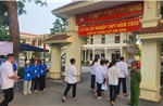 Thí sinh bước vào thi môn Ngữ văn của kỳ thi tốt nghiệp THPT