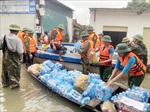 Nghệ An: Hỗ trợ, bảo đảm lương thực, nước uống cho người dân trong vùng bị ngập