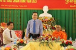 Phó Chủ tịch Thường trực Quốc hội Trần Thanh Mẫn thăm, chúc Tết Chôl Chnăm Thmây tại Cần Thơ
