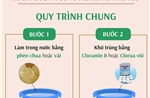 Quy trình chung xử lý nước ăn uống trong mùa mưa lũ