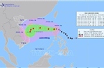 Bão Trà Mi liên tục đổi hướng với sức gió mạnh nhất cấp 9 - 10, giật cấp 11 - 15