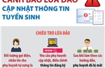 Cảnh báo lừa đảo cập nhật thông tin tuyển sinh