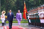 Thủ tướng Phạm Minh Chính chủ trì lễ đón Thủ tướng Thái Lan thăm chính thức Việt Nam