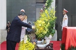 Trang trọng Lễ viếng nguyên Chủ tịch nước Trần Đức Lương tại Nhà tang lễ Quốc gia