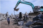 Đẩy nhanh tiến độ xây dựng kè bảo vệ Khu du lịch biển Thịnh Long