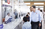 Chủ tịch Quốc hội thăm Trung tâm phục vụ hành chính công xã Vị Thủy (Cần Thơ)