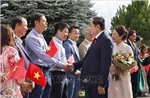 Chủ tịch Quốc hội Trần Thanh Mẫn gặp gỡ cộng đồng người Việt Nam tại Thụy Sĩ