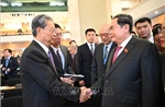 Chủ tịch Quốc hội Trần Thanh Mẫn gặp Ủy viên trưởng Nhân đại toàn quốc Trung Quốc