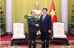 Chủ tịch nước Lương Cường tiếp Chủ nhiệm Tổng cục Chính trị Quân đội nhân dân Lào