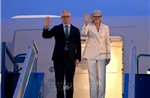 Toàn quyền Australia Sam Mostyn và Phu quân bắt đầu thăm cấp Nhà nước tới Việt Nam