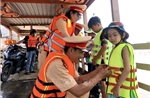 Bảo đảm an toàn đường thủy trong mùa mưa tại Cà Mau