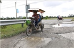 Cần Thơ: Cần sớm khắc phục đường nối tỉnh lộ 931B và Quốc lộ 61C đang xuống cấp