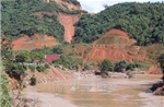 Sạt lở nghiêm trọng trên Quốc lộ 2 (Tuyên Quang)