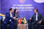 Thủ tướng Phạm Minh Chính gặp Quốc vương Brunei Hassanal Bolkiah