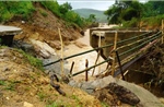 Quảng Ngãi dựng cầu tạm phá thế cô lập bởi thiên tai