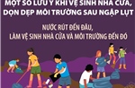 Nước rút đến đâu, làm vệ sinh nhà cửa và môi trường đến đó