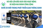 Hà Nội lần đầu đưa vào hoạt động xe điện hai bánh công cộng