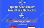 Lịch thi đấu chung kết bóng đá nam SEA Games 33