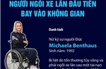 Người ngồi xe lăn đầu tiên bay vào không gian