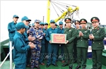 Động viên cán bộ, chiến sĩ làm nhiệm vụ trên biển dịp Tết Nguyên đán Bính Ngọ