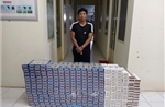 Bắt quả tang đối tượng vận chuyển thuốc lá điếu nhập lậu