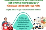 Thủ tướng chỉ đạo tháo gỡ vướng mắc trong triển khai Nghị định 46/2026/NĐ-CP 
