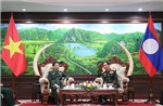 Bộ Quốc phòng Việt Nam - Lào thúc đẩy tăng cường hợp tác