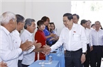 Chủ tịch Quốc hội Trần Thanh Mẫn tiếp xúc cử tri tại xã An Nhơn Tây, TP.HCM