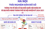 Trải nghiệm bản đồ số thông tin về bầu cử đại biểu Quốc hội khóa XVI và đại biểu HĐND TP Hà Nội 