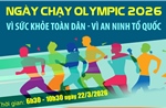 Ngày chạy Olympic 2026: Vì sức khỏe toàn dân - Vì an ninh Tổ quốc