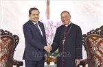 Chủ tịch Quốc hội Trần Thanh Mẫn chúc mừng Tổng Giáo phận Hà Nội dịp Lễ Phục sinh 2026