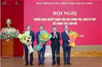 Công bố quyết định về công tác cán bộ tại Ban Chính sách, chiến lược Trung ương