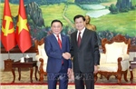 Thường trực Ban Bí thư Trần Cẩm Tú hội kiến Tổng Bí thư, Chủ tịch nước Lào
