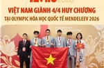 Việt Nam giành 4/4 huy chương tại Olympic Hóa học quốc tế Mendeleev 2026