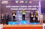 Tay cơ Frederic Caudron vô địch Giải Billiards Carom 3 băng Cúp Thế giới TP Hồ Chí Minh 2026 