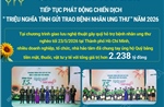 Hơn 53.000 bệnh nhân ung thư nghèo được hỗ trợ chi phí điều trị