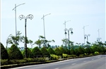 Cần sớm khắc phục hệ thống đèn trang trí bị hư hỏng trên tuyến đường Hoàng Sa