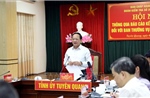 Thông qua dự thảo báo cáo kết quả kiểm tra đợt 2 đối với Ban Thường vụ Tỉnh ủy Tuyên Quang