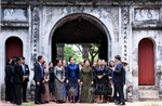 Phu nhân Thủ tướng Lê Minh Hưng cùng Phu nhân Thủ tướng 3 nước tham gia hoạt động giao lưu văn hóa