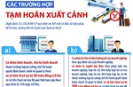 Các trường hợp tạm hoãn xuất cảnh