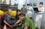 Công an đồng loạt thu nhận mẫu sinh phẩm ADN thân nhân liệt sĩ