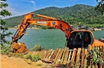Hà Nội ra quân giải tỏa vi phạm trong phạm vi bảo vệ công trình thủy lợi hồ Đồng Đò