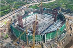 Sân vận động PVF 60.000 chỗ sẵn sàng cho hạng mục nâng mái vòm chính
