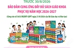 Trước 30/8/2026: Bảo đảm cung ứng đầy đủ sách giáo khoa phục vụ năm học 2026-2027