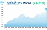 MXV-Index tăng 4,3%, lên mức cao nhất trong 3 tháng 