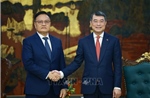 Thủ tướng Lê Minh Hưng tiếp Phó Thủ tướng, Bộ trưởng Tài chính Lào